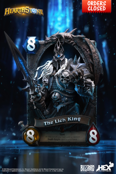 HEX Collectibles Hearthstone - The Lich King Art Statue
